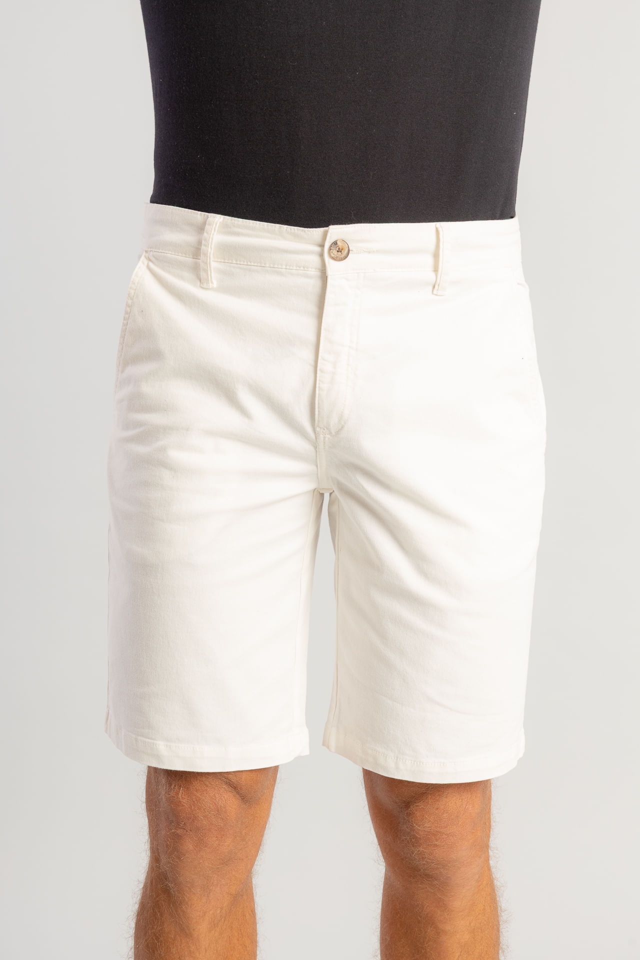 Bermuda Chino Tinturada W26 - Off White