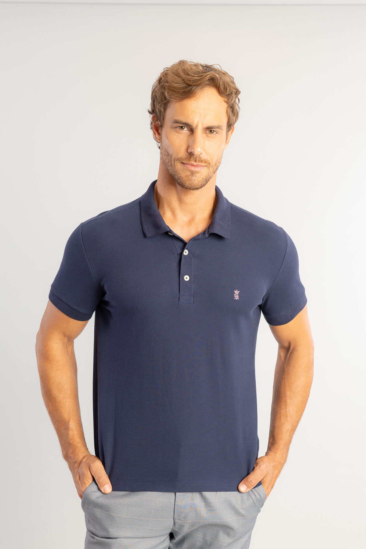 Camisa Polo Piquet W26 - Marinho