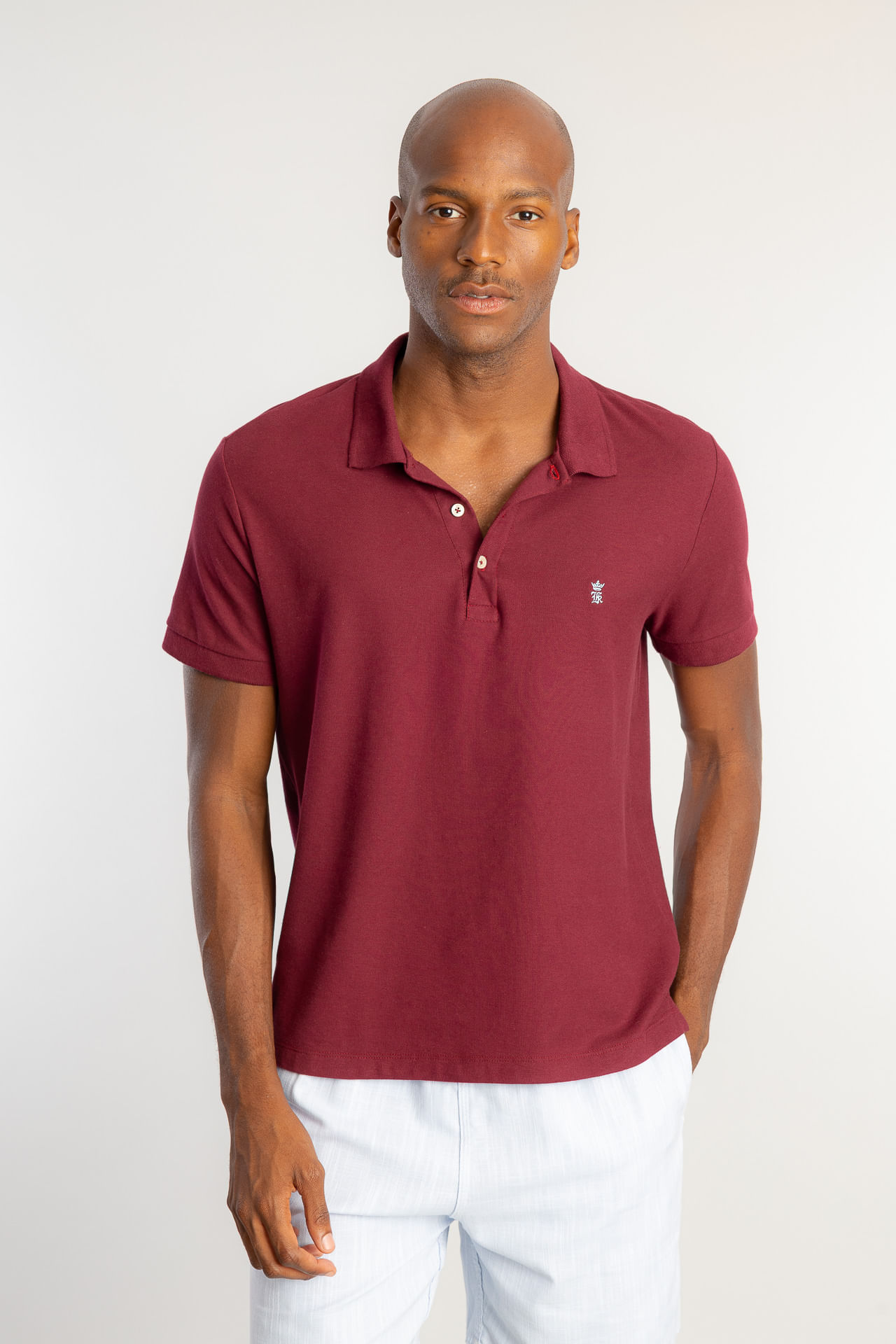 Camisa Polo Piquet W26 - Bordo
