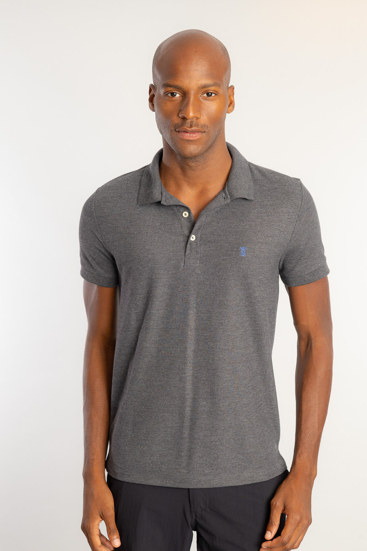 Camisa Polo Piquet W26 - Mescla Escuro