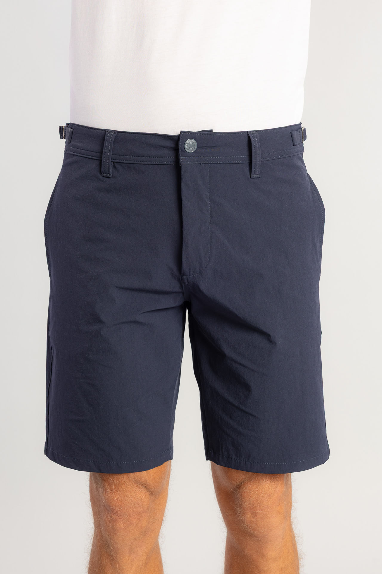 Bermuda Tech Fivela Lateral W26 - Marinho