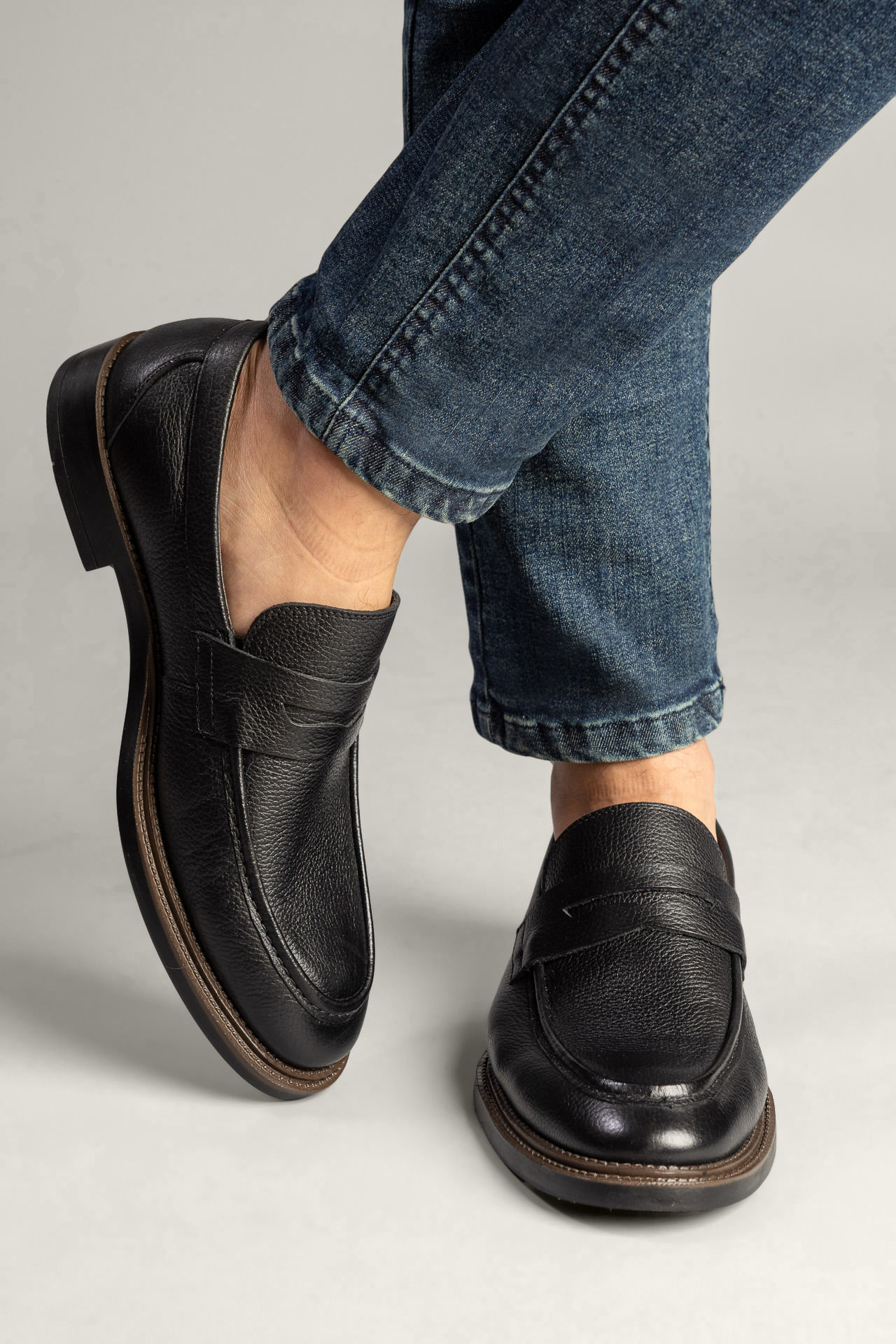 Sapato Mocassim Floater Rubber W26 - Preto