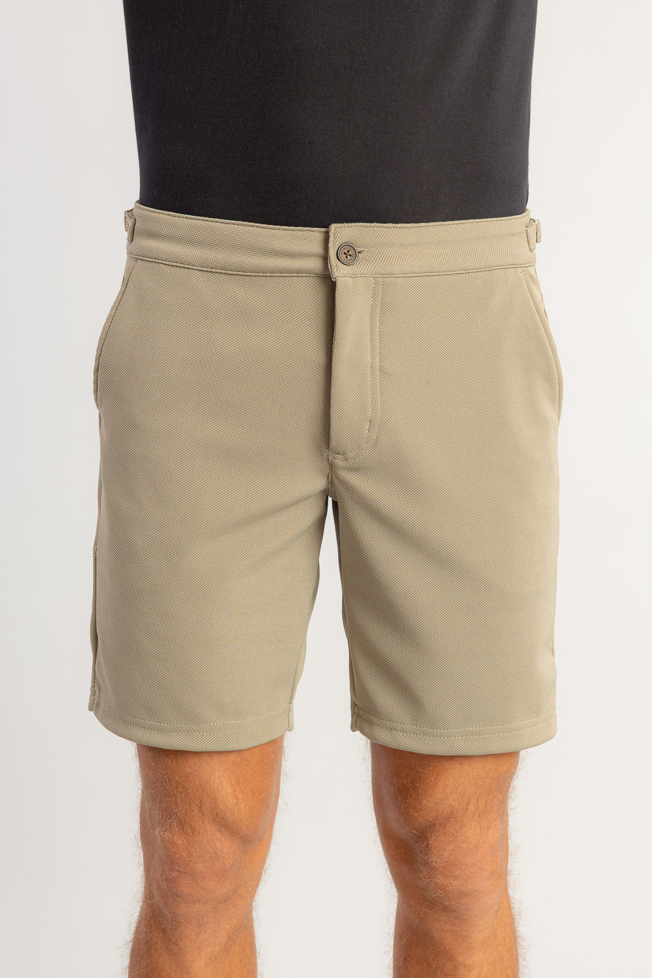 Bermuda Malha Fivela Lateral W26 - Verde Claro