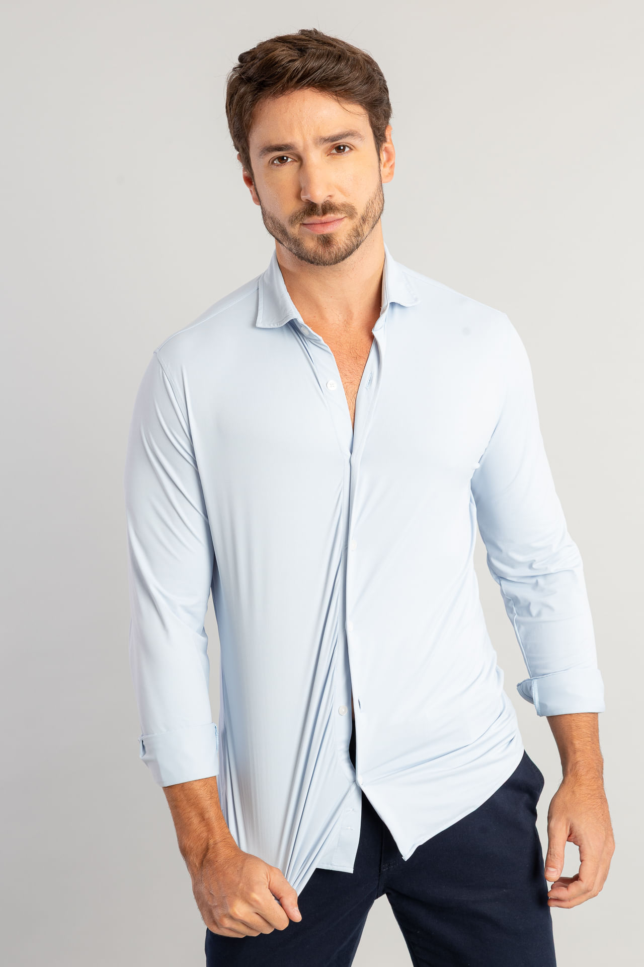Camisa Tech Power Premium W26 - Azul Claro