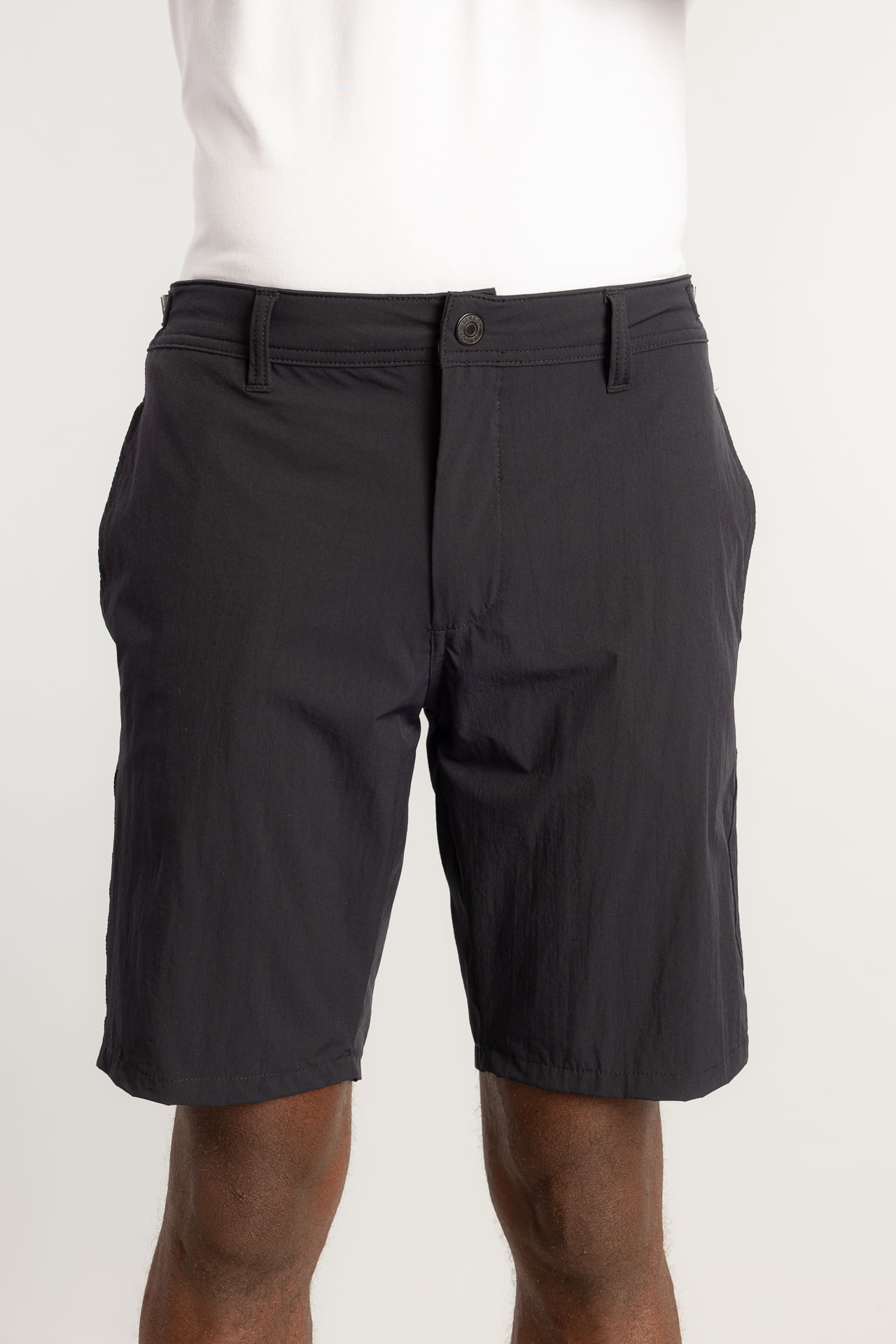 Bermuda Tech Fivela Lateral W26 - Preto