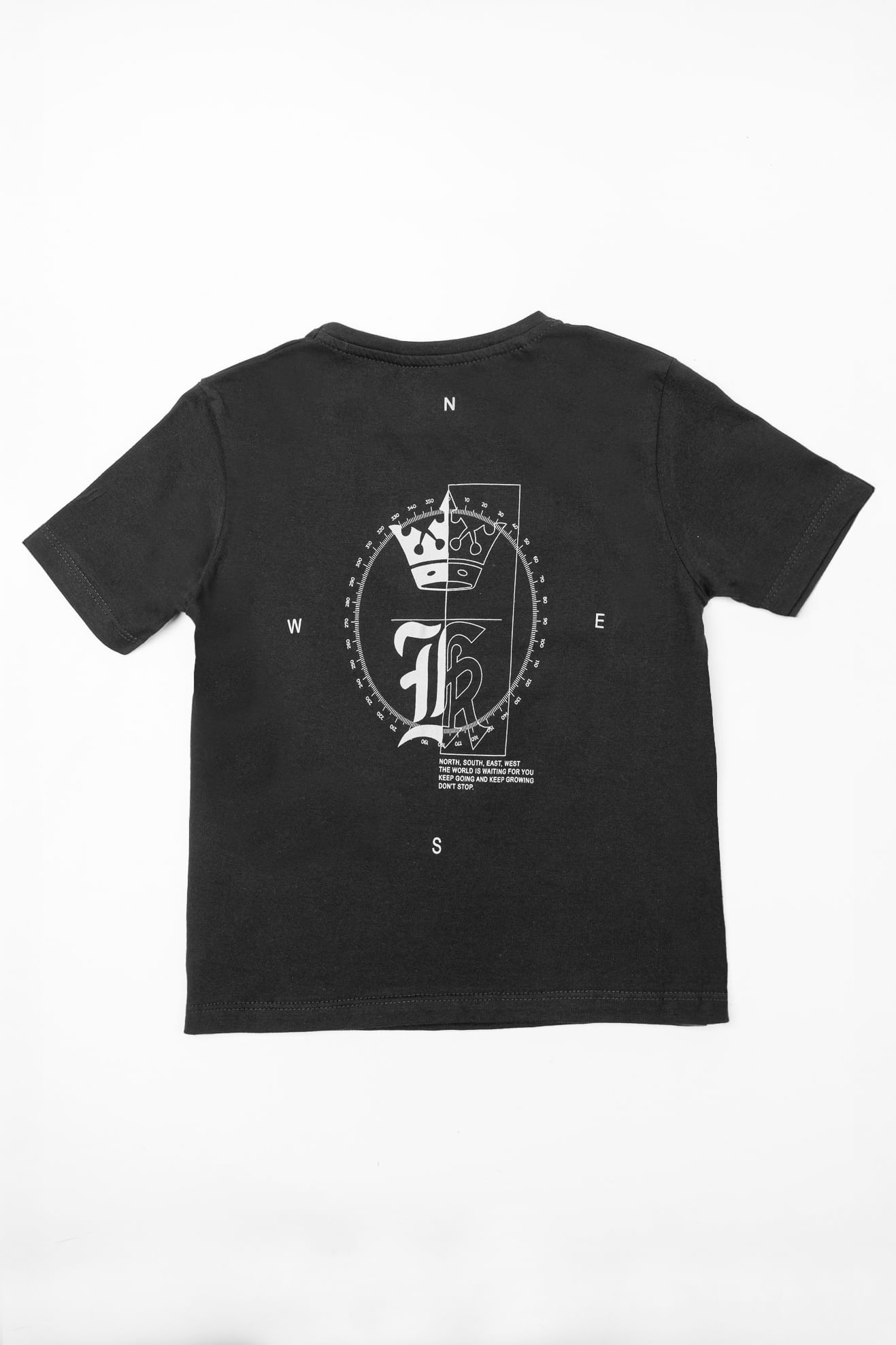 Camiseta Infantil Logo Routes W26 - Preto