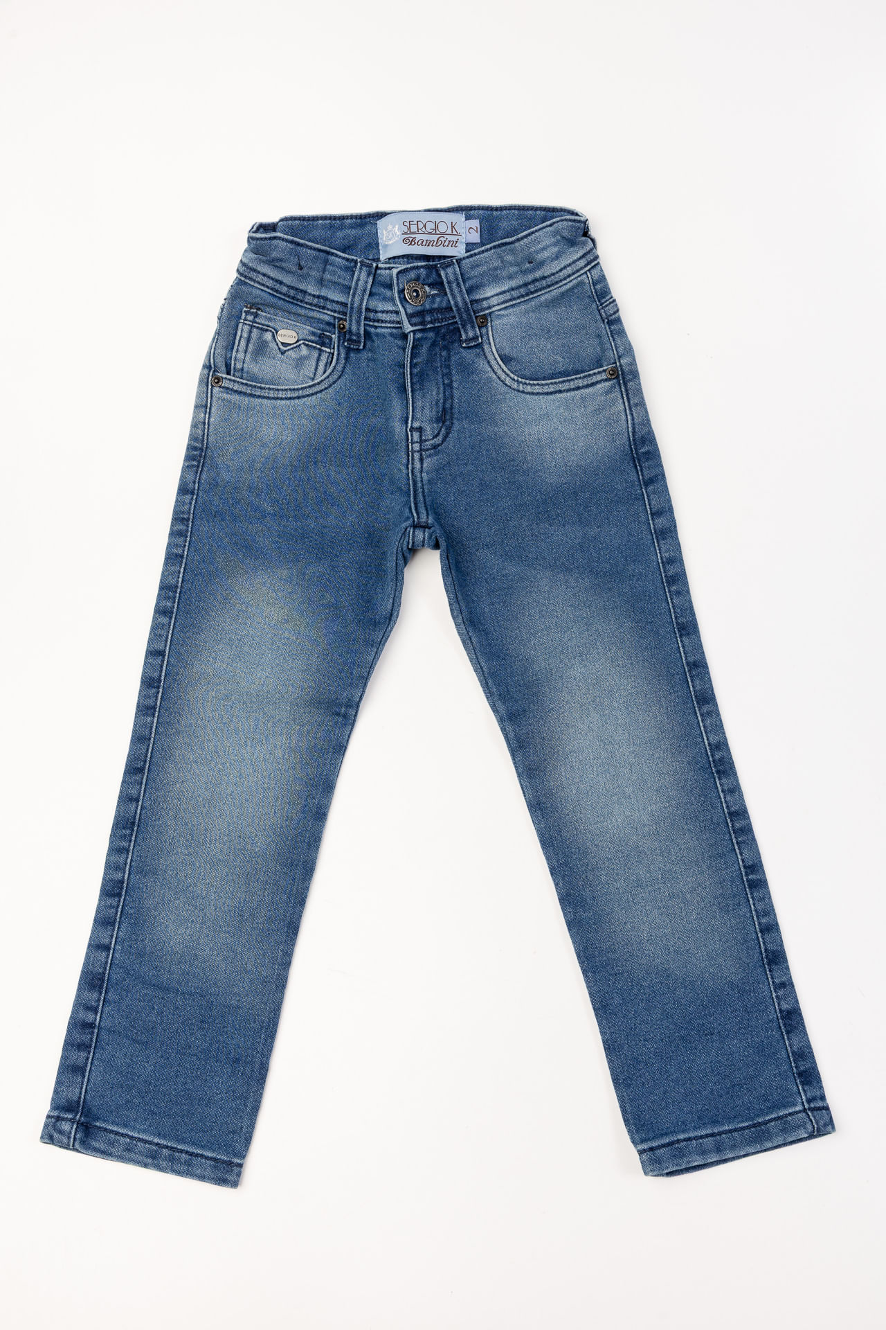 Calça Infantil Jeans Slim - Azul