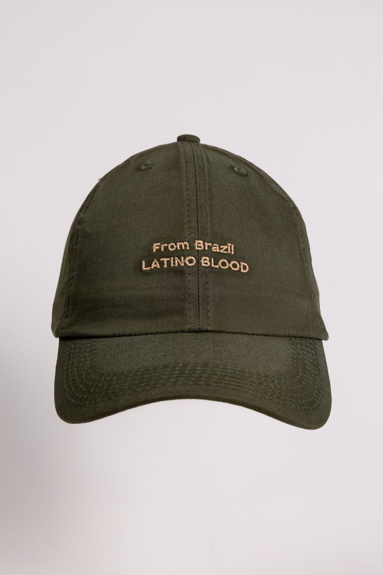 Boné De Sarja Latino Blood S27 - Verde Musgo