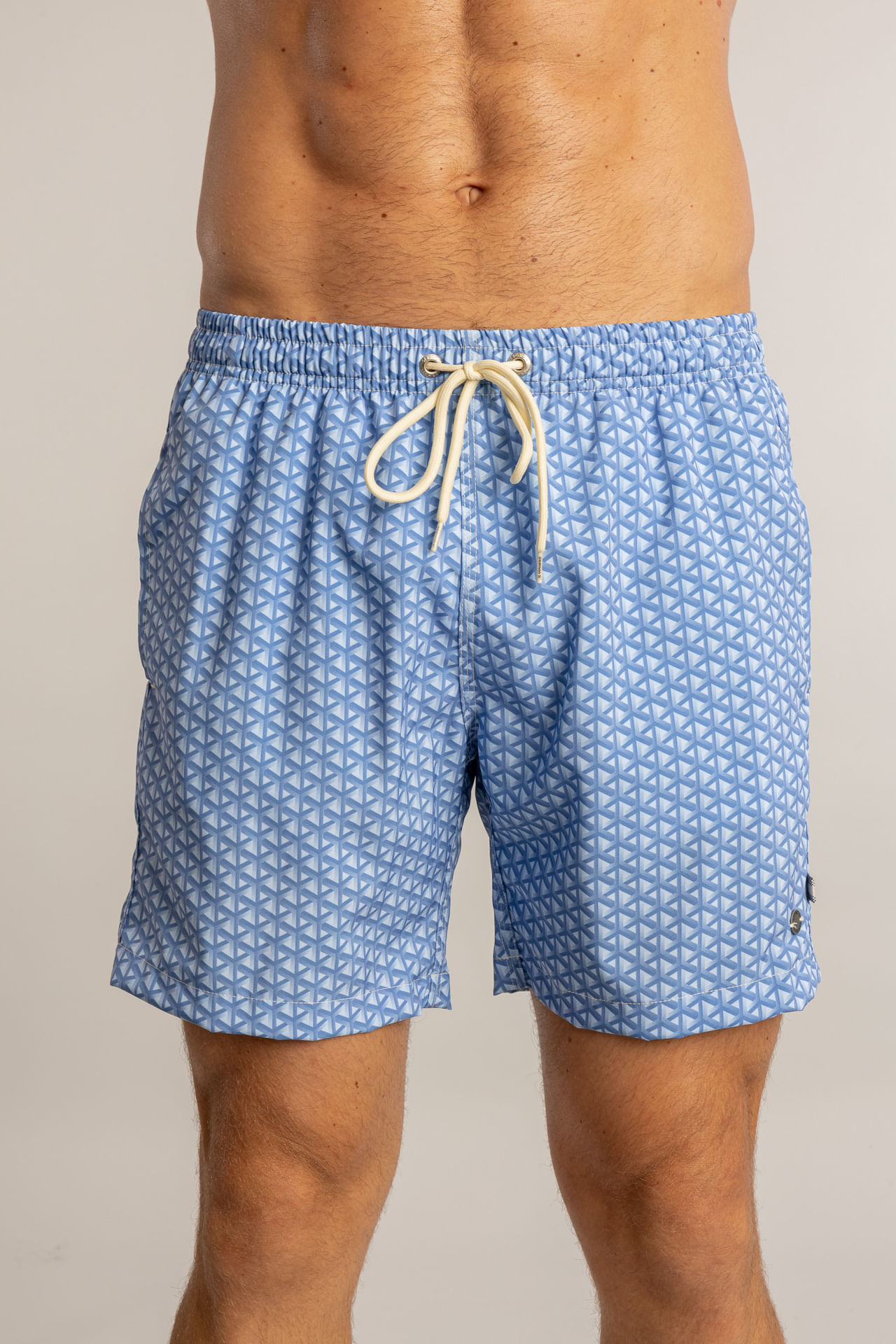 Shorts Praia Treliça S27 - Azul