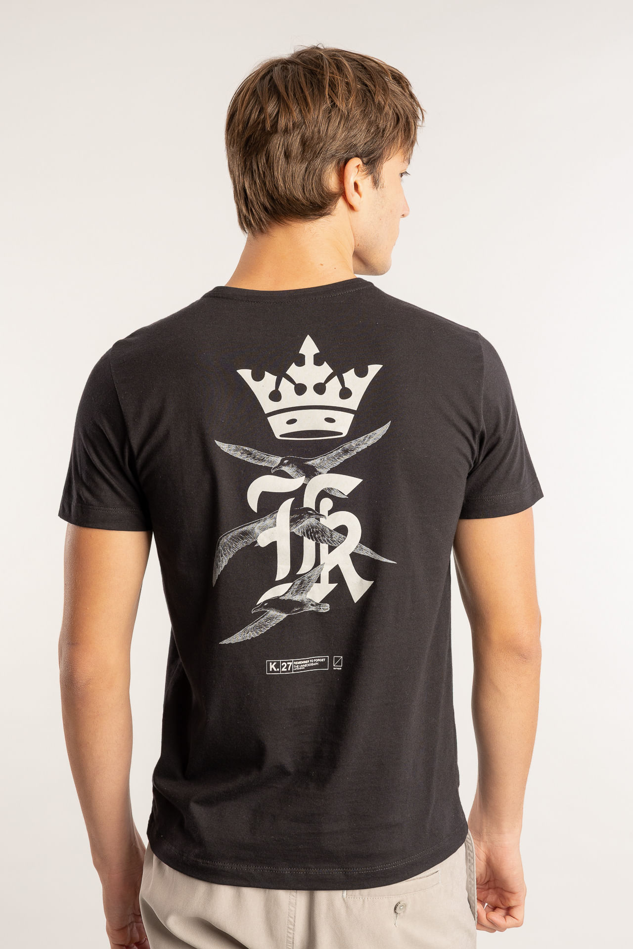 Camiseta Logo Seagulls S27 - Preto