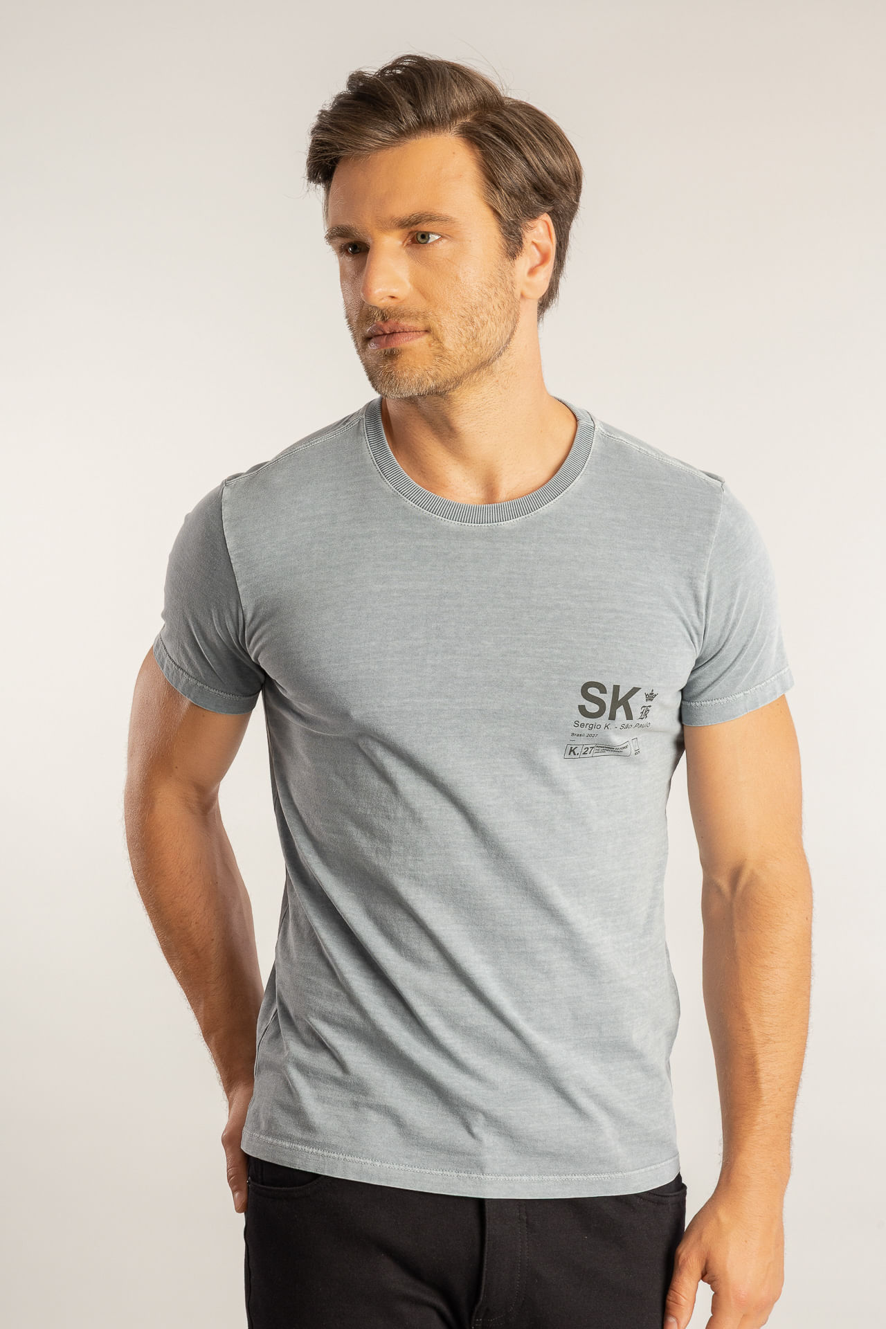 Camiseta New Logo SK S27 - Azul Claro
