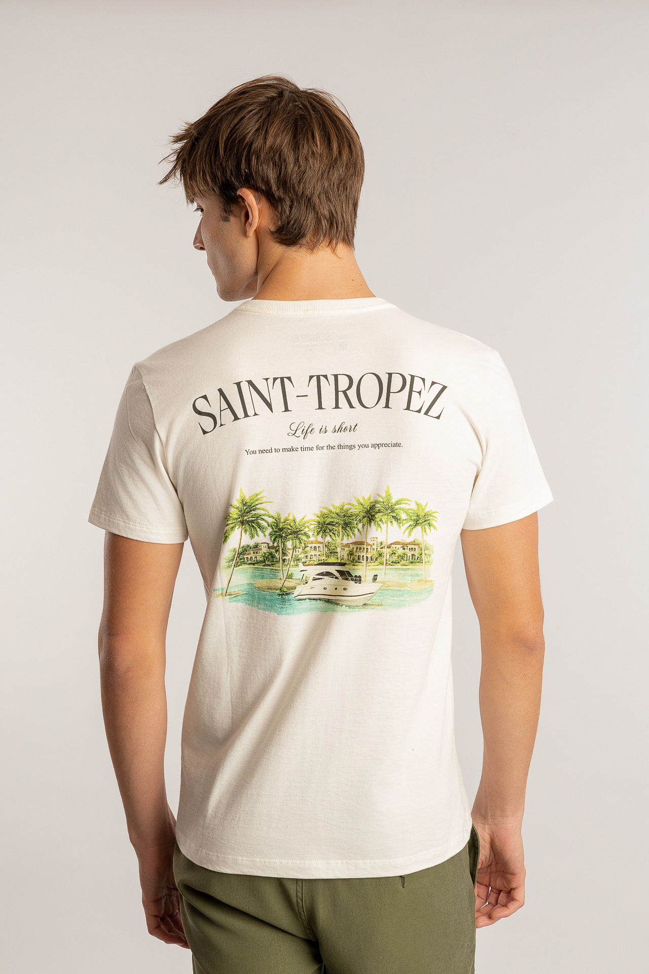 Camiseta Saint Tropez S27 - Off White