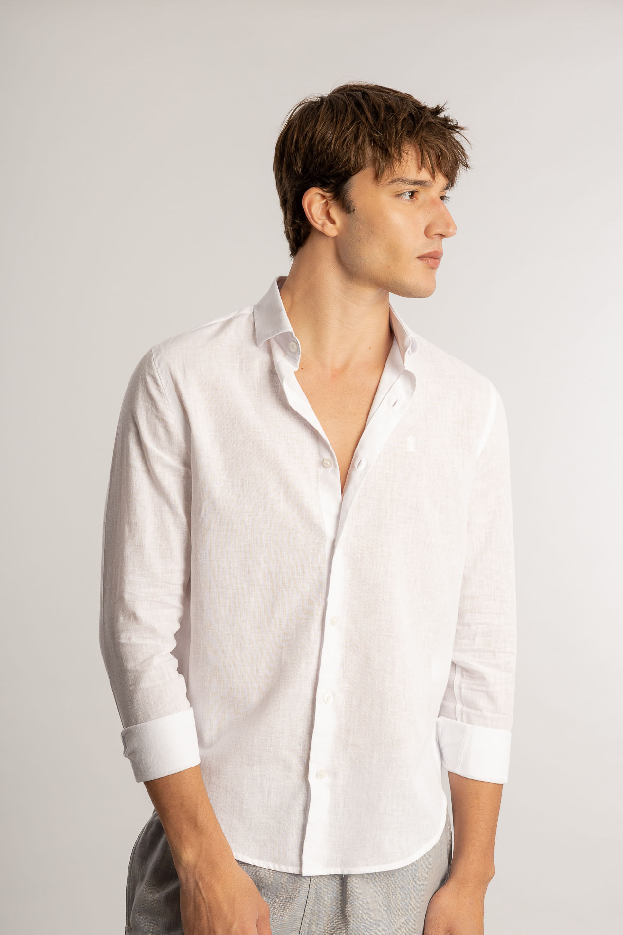 Camisa Linho S27 - Branco