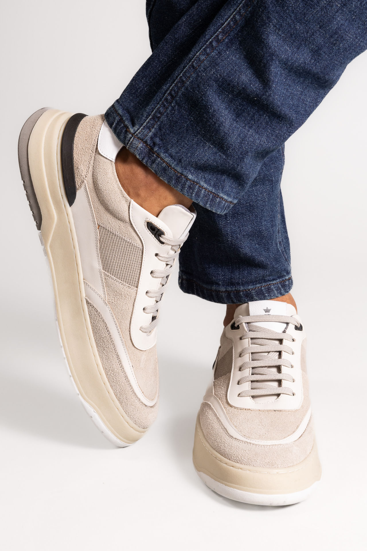Tenis Recortes Tritone S27 - Areia